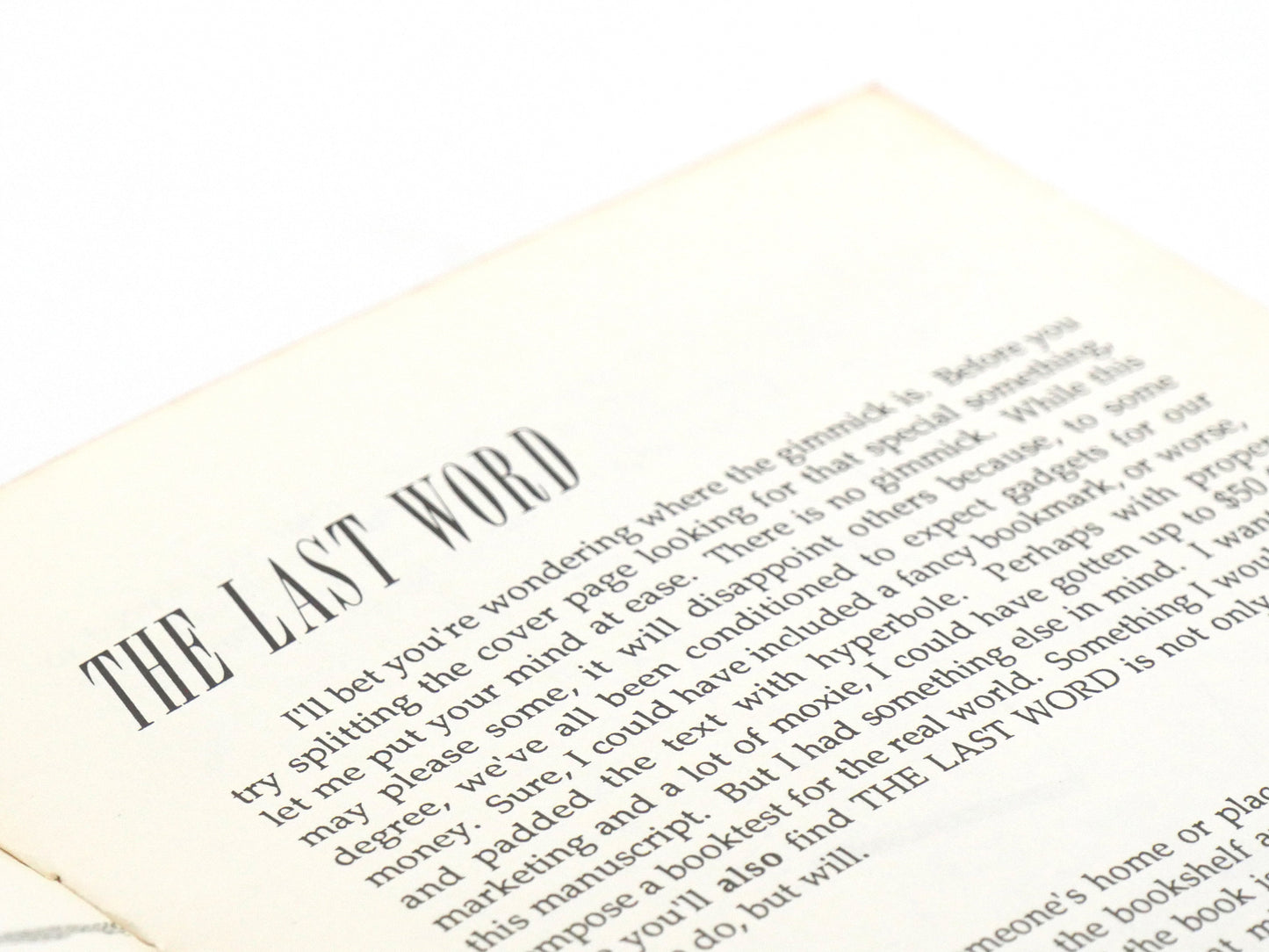 The Last Word (1988)