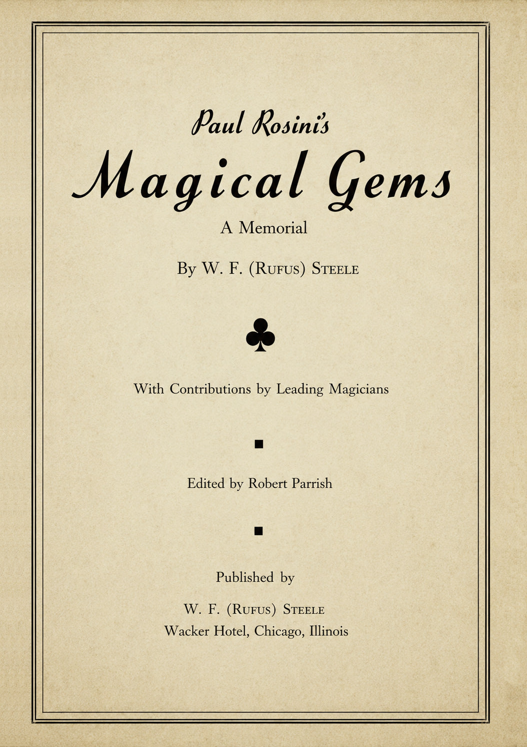 【日本語版】The Fair Count  (Paul Rosini's Magical Gems) PDF