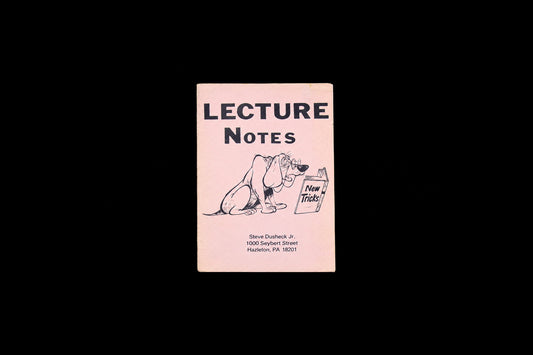 Lecture Notes by Steve Dusheck (1980)