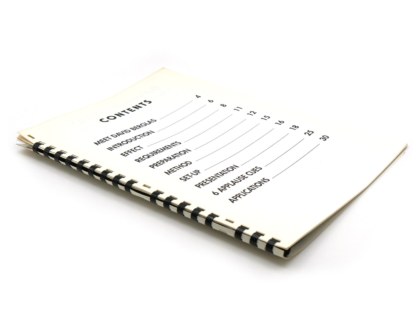 David Berglas Lecture Notes 2巻セット(1991)